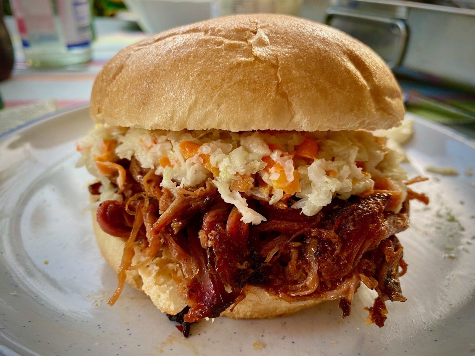 Pulled Pork im Pink Butcher Paper (Metzgerpapier) smoken Big J's BBQ