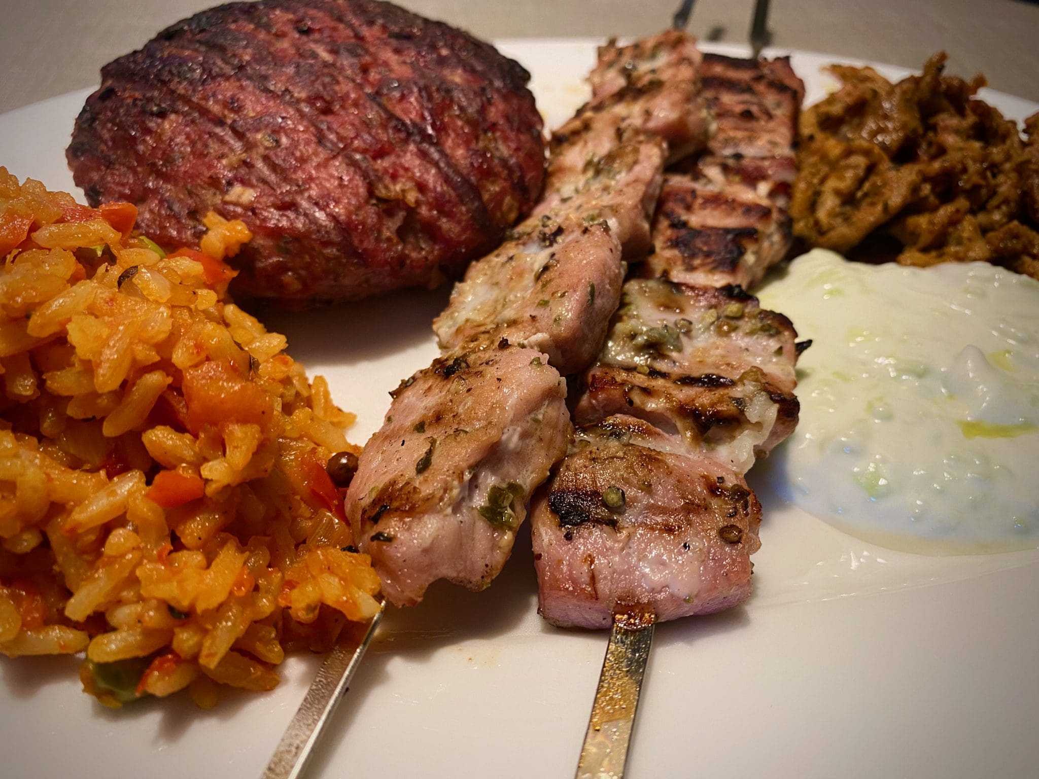Griechische Souvlaki Fleischspieße vom Grill - Big J&amp;#39;s BBQ