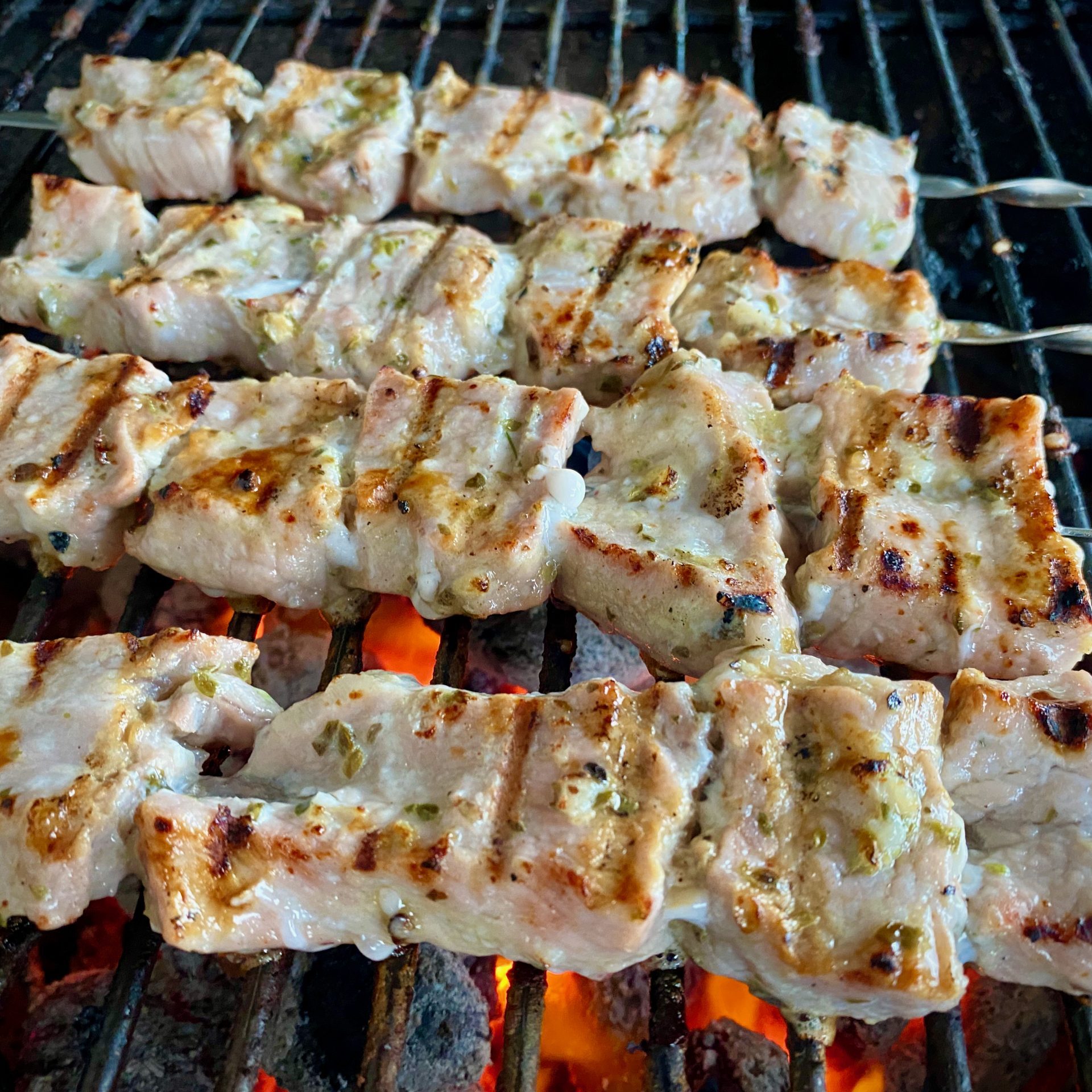 Griechische Souvlaki Fleischspieße vom Grill - Big J&amp;#39;s BBQ