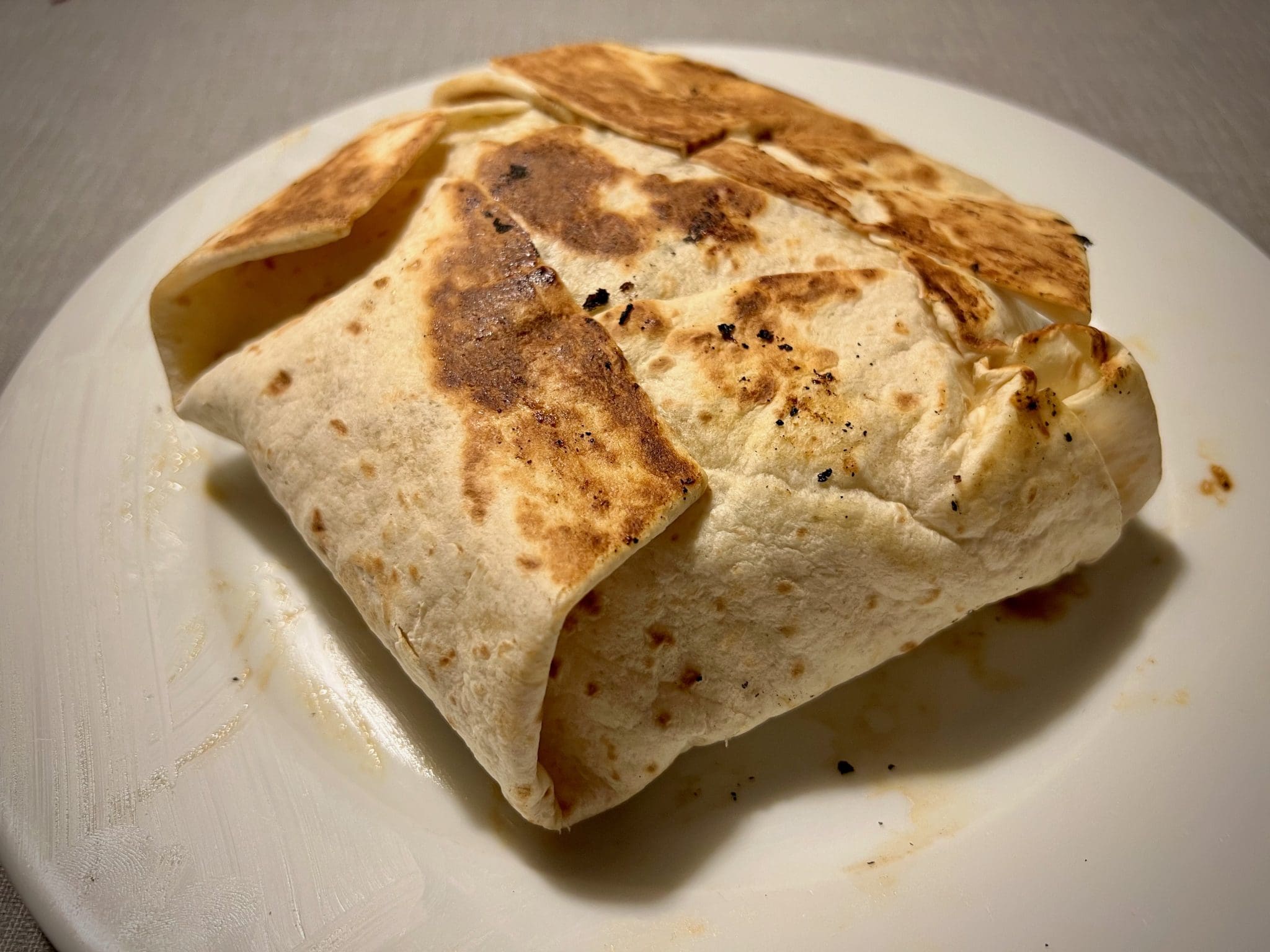 Crunchy HackfleischTortillaWrap aus der Gußpfanne Big J's BBQ